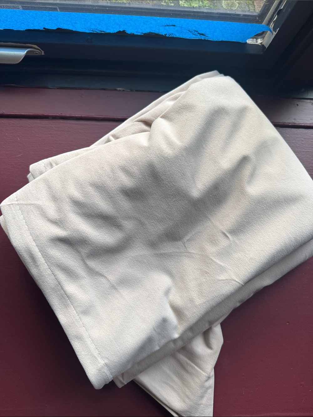 Elegant Cream Drapery Panels - Soft Neutral Curtains - Picture 2 of 2